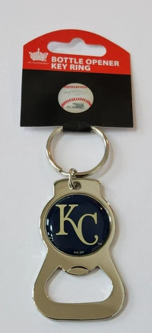 MLB KANSAS CITY ROYALS BOTTLE OPENER SILVER KEY RING by AMINCO Cover