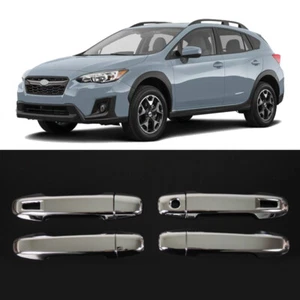 Cubierta de manijas laterales cromadas para puertas de auto decoración para Subaru Crosstrek/XV 2018-2020 - Imagen 1 de 6