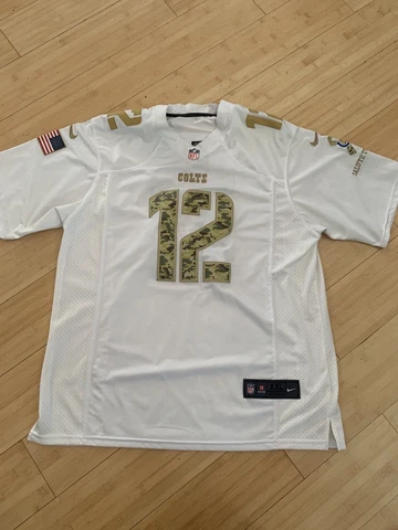 Nike Indianapolis Colts Andrew Luck #12 Salute To Service Jersey Men's Sz XXL Cover