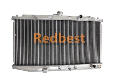 Aluminum Radiator FOR 1988-1991 Honda CIVIC CRX 1.5 MT 1493CC l4 13"H Polished - Image 1 of 4