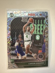 2019-20 Panini Hoops Premium Stock Carsen Edwards LAZER HOLO PRIZM ROOKIE #227
