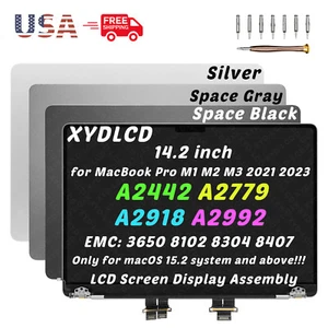 New 14.2" for MacBookPro18,3 A2442 Retina M1 Pro/Max 2021 EMC 3650 LCD Screen A+ - Picture 1 of 13