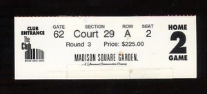 1993 Playoff Ticket Chicago Bulls Knicks GM2 John Starks Dunks on Michael Jordan - Picture 1 of 2