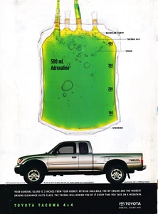 1999 Toyota Tacoma 4x4 Pickup, fette Magazinanzeige - 7,75x10,25 Zoll - Bild 1 von 1