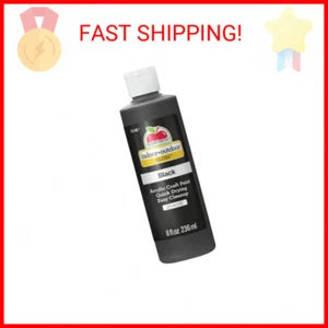 Apple Barrel Gloss Acrylic Paint in Assorted Colors (8 oz), 20409 Gloss Black - Picture 1 of 2
