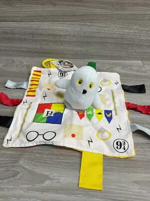 Новый Baby Jack Гарри Поттер Hedwig волшебник сова милый безопасности одеяло тянуть ярлыки - Изображение 1 из 4