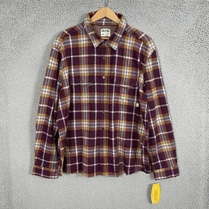 Camisa Lake & Trail Para Hombre XXL Roja a Cuadros Manga Larga Informal Reciclada Exterior - Imagen 1 de 14