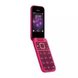 Nokia 2660 Dual SIM 4G FLIP BIG Button Phone Unlocked - Pink - Picture 1 of 4