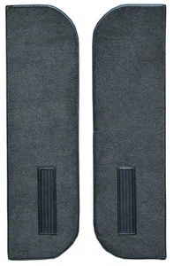 1974 Chevrolet Blazer Cutpile Carpet Door Panel Inserts on Cardboard w/ Vents - Picture 1 of 10