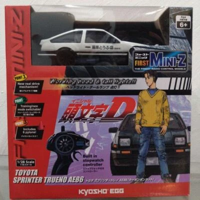 Kyosho First Mini-Z Initial D Toyota Sprinter Trueno AE86 Carbon Bonnet Spec - Image 1 of 4