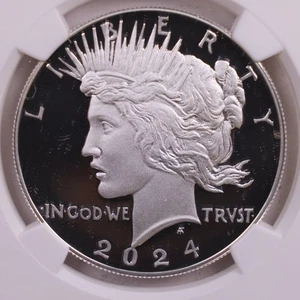 2024-S Peace Silver Dollar Commemorative, NGC PF-70, Store #GMC196. - Picture 1 of 3