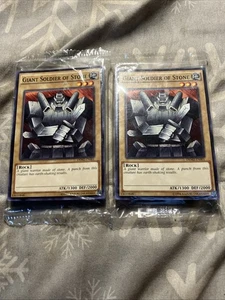 Yu-Gi-Oh Soldier of Stone ATK /1 300 DEF2000sealed Promo Pack Set 2 Packs NEU - Bild 1 von 4