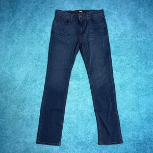 Paige Jeans Herren Gr. 31 Blau Federal Slim Straight Dark Wash Stretch Denim - Bild 1 von 15