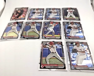 (10) Mike Sirota Sheng-En 2024 Bowman Draft 1st Bowman - Chrome/Paper Lot BD-32 - Picture 1 of 5
