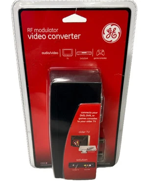 GE RF Modulator Video Converter 37631 Audio /Video ... New/Sealed ! - Image 1 of 4