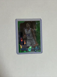 2021-22 Bowman U First - Arthur Kaluma Green Lava Refractor /99 #13 - Picture 1 of 2