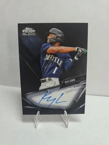 2021 Topps Chrome Black - Chrome Black Autographs Kyle Lewis #CBA-KL - Bild 1 von 2