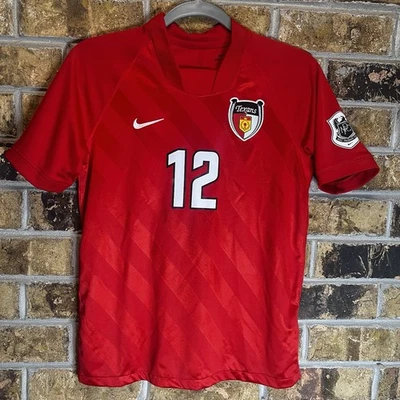 Camiseta de fútbol Nike Dri-fit Premier Club Dallas Texans talla juvenil X grande roja #12 Foto 1 de 4