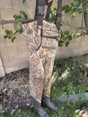 ⭐️ Kobuk Max-5 Camo Neoprene Hunting Camouflage Wader Lug Size 8 KING Used - Image 1 of 4