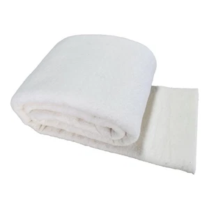 Quilt Batting Twin Size 72" x 96" Medium Weight Batting Roll ,Natural Cotton ... - Picture 1 of 6