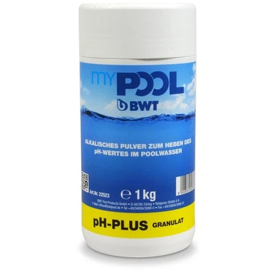 1,0 kg myPOOL pH Plus Granulat - pH-Wert Regulierung Pool Schwimmbad Spa