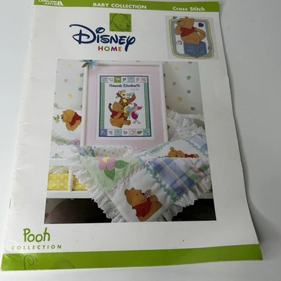 Leisure Arts Disney Winnie The Pooh Baby Collection Counted Cross Stitch Book - Image 1 of 4