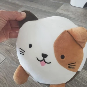Seltene Daiso japanische Calico Katze Ultra Plüsch 14 Zoll Kissen Stofftier Spielzeug gewaschen - Bild 1 von 5