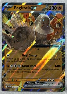 Pokemon TCG Regirock ex 101/182 Rivali Destinati Doppio Raro Holo NM - Foto 1 di 2