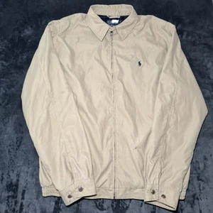 Chaqueta De Colección Polo Ralph Lauren Para Hombres Caqui Bi-Swing Bombardero Forrada a Cuadros Harrington - Imagen 1 de 8