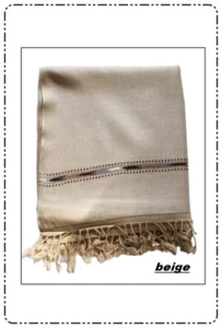 100% wool AFGHAN PATOO HANDMADE WARM SOLID PASHTUN SHAWL SCARF WRAP - Picture 1 of 9