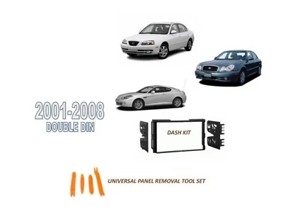 Fits 2001-2008 HYUNDAI ELANTRA, SONATA, TIBURON STEREO INSTALL KIT, TOOL SET - Image 1 of 2