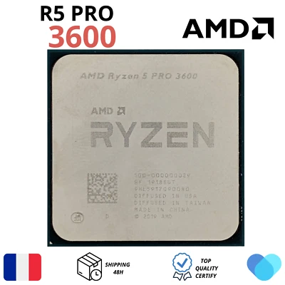 AMD Ryzen 5 PRO 3600 6C/12T (3.6 GHz / 4.2 GHz) 65W AM4 DDR4 - Photo 1/3