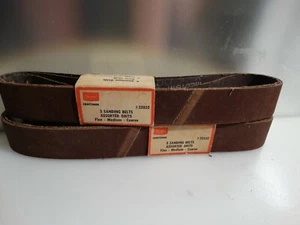 Sears Craftsman 922852 Sanding Belts fine-medium-course 1" x 19 3/4" 6 belts - Picture 1 of 2