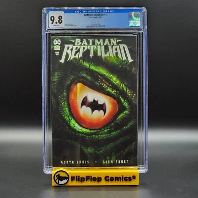 DC 2021 | Batman Reptilian #1 | Liam Sharp Cover | CGC 9.8 WHITE Pages - Image 1 of 3