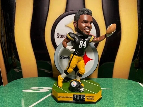 Antonio Brown PITTSBURGH STEELERS Legends of the Field Bobblehead LOW #5 OF 500 Cover