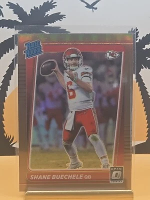 Shane Buechele RC 2021 Panini Donruss Optic #298 Rated Rookie Gold Prizm Chiefs - Image 1 of 2