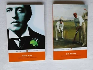 2 PENGUIN CLASSICS- OSCAR WILDE NOTHING EXCEPTMY GENIUS / E.W. HORNUNG-RAFFLES - Picture 1 of 7