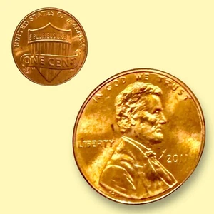 ๐บ๐ธ ๐บ๐ธ2011 Lincoln Shield Penny Uncirculated USA One Cent.๐บ๐ธ ๐บ๐ธ - Picture 1 of 3