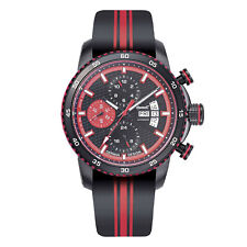 Ingersoll Uhr Bison No.74 IN1717RD Herrenuhr Automatik Schwarz Textil Armbanduhr