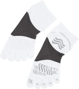 Tabio Racing Run 5-Toe Socks Unisex Sports Grip Arch Support 23-29cm Japan - Picture 1 of 14