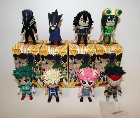 My Hero Academia Titans Vinyl Figures What's Your Quirk? Complete Set of (8) New Cover