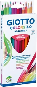 Giotto Colors 3.0 ACQUARELL - 24 Matite TRIANGOLARI Acqurello - mina 3mm - Foto 1 di 1