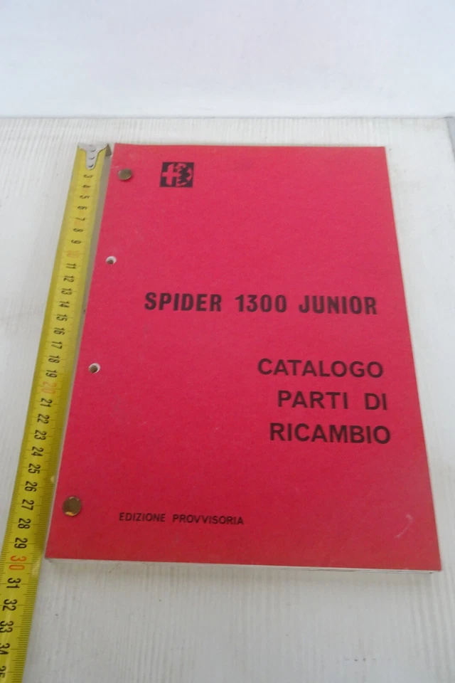 catalogo parti di ricambio Alfa Romeo Spider 1300 Junior 1968 - Immagine 1 di 4