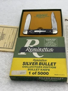 Vintage Remington Silver Bullet Collectors Ed Bullet Knife 1 / 5000 Made In USA - Picture 1 of 21