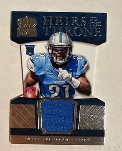 2015 Crown Royale Ameer Abdullah Die-Cut Heirs To The Throne Rookie Jersey /499