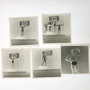 Photo Negatives Lot Middle Atlantic Association Men Body building AAU Philly - Picture 1 of 4