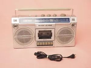 Sharp GF-4646 Boom Box Ghetto Blaster Tape Not Working Vintage 80s AM FM Stereo - Picture 1 of 9