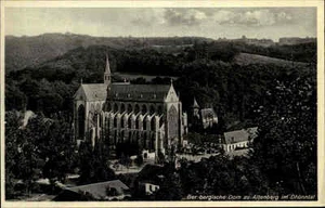 Altenberg s/w AK ~1920/30 Werbekarte Alpad Farbbänder Dom im Dhünntal ungelaufen - Picture 1 of 2