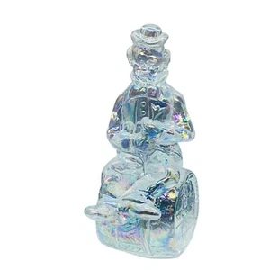 Vintage Mosser Carnival Glass "Toby" The Performer from Clown Alley 1982 Clear - Picture 1 of 8