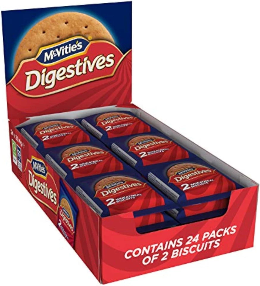 McVitie's Original Digestives 24x29.4g - 1 Box - Image 1 of 1